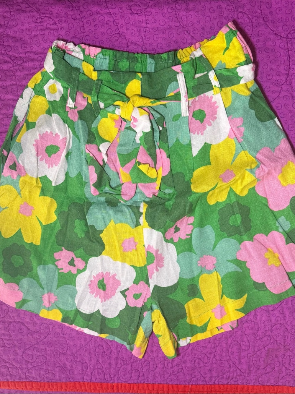 NWT Wrenly Floral High Waisted Shorts
